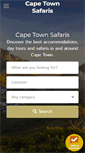 Mobile Screenshot of capetownsafaris.com